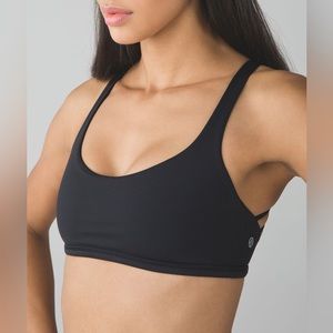 Lululemon Black Size 6 Free To Be Bra